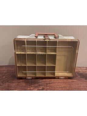 Vintage Magnum By Plano Double Sided Fishing Tackle Box 1126